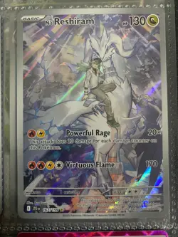 Pokemon TCG N's Reshiram 167/159 Sv09 Journey Together Illustration Rare Holo - Image 1