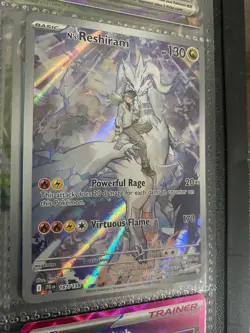 Pokemon TCG N's Reshiram 167/159 Sv09 Journey Together Illustration Rare Holo - Image 2