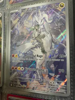 Pokemon TCG N's Reshiram 167/159 Sv09 Journey Together Illustration Rare Holo - Image 3