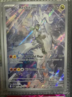 Pokemon TCG N's Reshiram 167/159 Sv09 Journey Together Illustration Rare Holo - Image 5