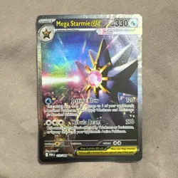 Mega Starmie EX Holo Rare POR 118/088 330 HP Stage 1 English Pokemon TCG - Image 1