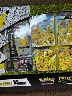 Pokemon TCG: Celebrations Special Collection Box Pikachu V-Union - Box Damaged 820650809156 - Image 2
