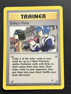 Pokemon TCG Erika's Maids 109/132 Gym Heroes Unlimited - Image 1
