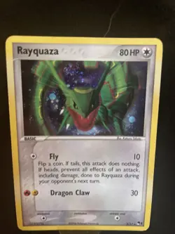 Pokemon TCG Rayquaza POP Series Promos 1 3 Holo Rare Cosmos Holo Rare - Image 1