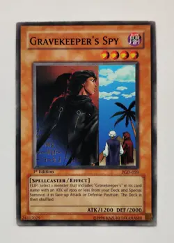 Gravekeeper's Spy PGD-059 Pharaonic Guardian 1st Edition Yu-Gi-Oh! LP #2 - Image 1