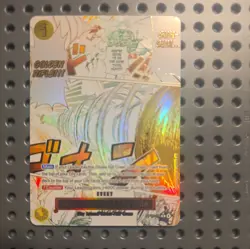 Bandai Gum-Gum Golden Rifle Alternate Art Foil Stay Island One Piece Card - Image 1