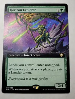 Horizon Explorer -Extended Art- Edge of Eternities Regular Rare EOC 35 mtg NM/M - Image 1