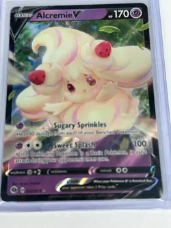 Alcremie V 022/073 Champions Path Pokemon Card NM - Image 1