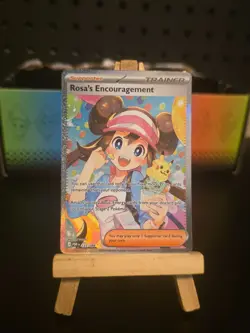 Pokemon Card Rosa's Encouragement #123 Perfect Order Holo - Image 1