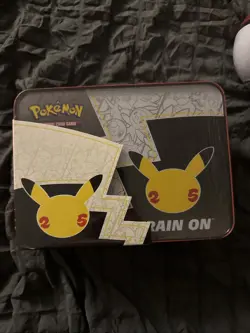 Pokemon TCG Trading Card Game 25th Anniversary Celebrations Treasure Chest Tin - Image 2