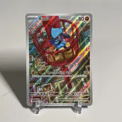 Pokemon TCG Mega Evolutions Riolu 010 Full Art Holo Black Star Promo Card - Image 1