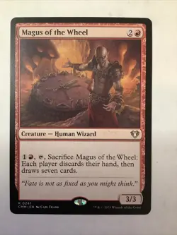 MTG CMM: Magus of the Wheel (Creature Human Wizard) Regular Rare 0241 - Image 1