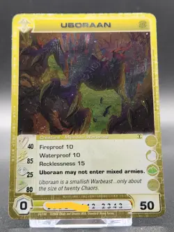 Chaotic Card : Uboraan Silent Sands First Edition Rare Creature - Image 1
