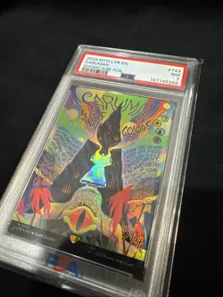 MTG LOTR Saruman Borderless Foil Poster Card PSA 7 - Image 2