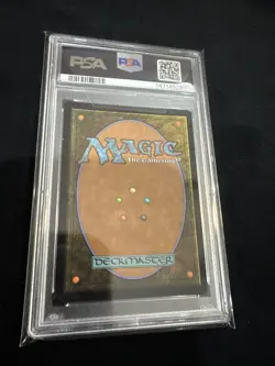MTG LOTR Saruman Borderless Foil Poster Card PSA 7 - Image 3
