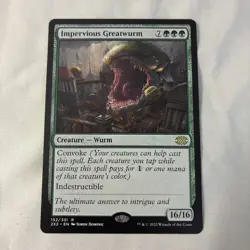 Impervious Greatwurm - Double Masters 2022 (152/331) MtG NM 1x - Image 1