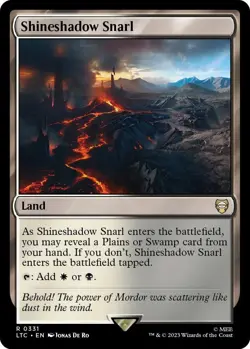 NM Shineshadow Snarl, MTG, Lord of the Rings, Magic the Gathering, 331 - Image 1