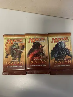 Magic the Gathering - Rivals of Ixalan - Booster Pack X3 - Image 1