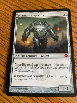 Wizards of the Coast Platinum Emperion Scars of Mirrodin Mythic EN 193/249 - Image 1