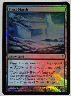 Frost Marsh Foil Magic the Gathering Cold Snap Ice Age Uncommon MTG Land - Image 1