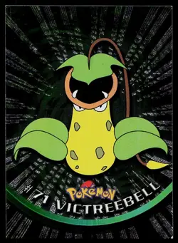 Pokemon Card Topps Trading Cards Series 1 Victreebell #71 Holo - Image 1