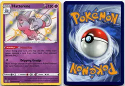 HATTERENE SV056/SV122 SHINY RARE SHINING FATES SHINY VAULT POKEMON HOLO LP - Image 3