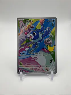 Popplio 045 ME: Mega Evolution Promo Promo Holo Pokemon NM - Image 1