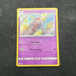 Hattrem SV055/SV122 Shining Fates: Shiny Vault Holo Shiny Holo Rare Pokemon TCG - Image 1