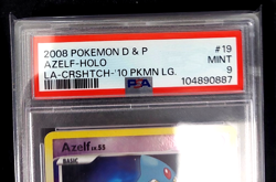 2008 Pokemon D & P Azelf-Holo LA-CRSHTCH-‘10 PKMN LG. #19 PSA 9 Mint pop 70 - Image 3