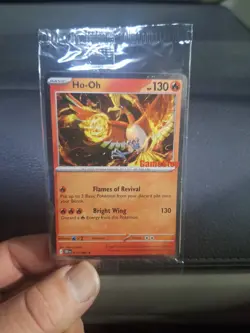 Pokemon TCG Chaos Rising Ho-Oh 010/086 Holo GameStop Stamped Promo NM SEALED - Image 1