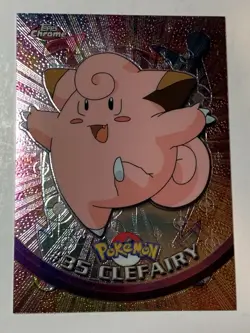 2000 Topps Chrome Pokemon Series 1 #35 Clefairy (C) FREE COMBINED SHIPPING - Image 1