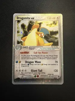 Pokemon TCG Dragonite EX From Dragon And 1st Ed Erika’s Dragonair Gym Heroes - Image 1