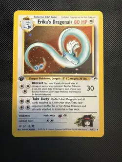 Pokemon TCG Dragonite EX From Dragon And 1st Ed Erika’s Dragonair Gym Heroes - Image 3