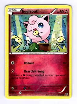 Jigglypuff (87) XY Base Set #87 (2014) Common NM Pokemon - Image 1