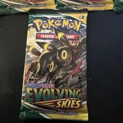 Lot Of 5 - Pokemon TCG Evolving Skies Booster Packs Sealed - Image 4