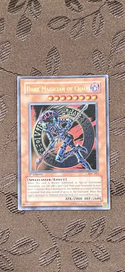 Dark Magician of Chaos 1st Edition IOC-065 Yu-Gi-Oh! Invasion of Chaos - Image 3