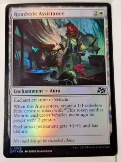 Roadside Assistance - FOIL - Aetherdrift - Magic the Gathering MTG Nice! - Image 1