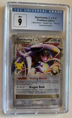 Garchomp C LV.X Pokemon Celebrations 2021 Cgc 9🔥🔥 Pokemon - Image 1
