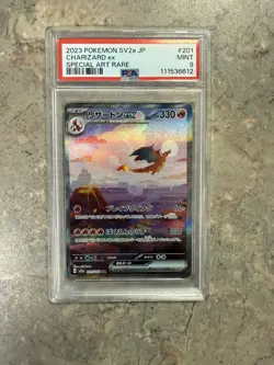 Charizard ex 201/165 Sv2a: Pokemon Card 151 Holo (Japanese) PSA 9 - Image 1