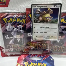 Pokemon TCG Scarlet & Violet Destined Rivals 3 Booster Pack & One Single Pack - Image 2