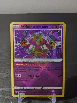 Pokemon TCG - Radiant Alakazam Rare - 059/195 - Silver Tempest - Image 1