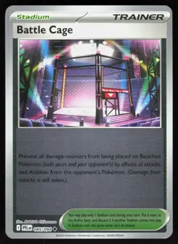Battle Cage 085/094 Uncommon Phantasmal Flames Pokemon Reverse Holo Near Mint - Image 1