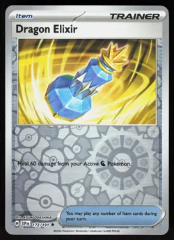 Dragon Elixir 172/191 Uncommon Surging Sparks Pokemon Reverse Holo Near Mint - Image 1