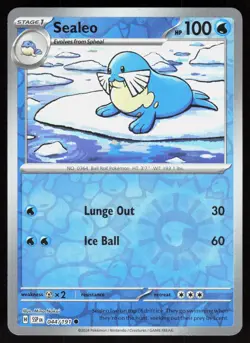 Sealeo 044/191 Common Surging Sparks Pokemon Reverse Holo Near Mint - Image 1