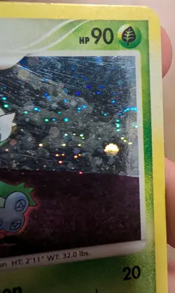 Pokemon Secret Wonders Roserade 17/132 Holo Misprint Holo Bleed Double Swirl - Image 5