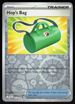 Hop's Bag 147/159 Uncommon Journey Together Pokemon Reverse Holo Near Mint - Image 1
