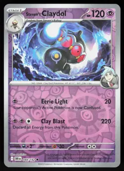 Steven's Claydol 084/182 Uncommon Destined Rivals Pokemon Reverse Holo Near Mint - Image 1