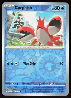 Corphish 047/167 Common Twilight Masquerade Pokemon Reverse Holo Near Mint - Image 1
