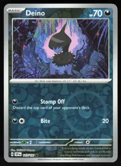 Deino 117/191 Common Surging Sparks Pokemon Reverse Holo Near Mint - Image 1