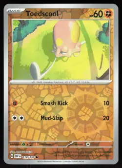 Toedscool 118/197 Common Obsidian Flames Pokemon Reverse Holo Near Mint - Image 1